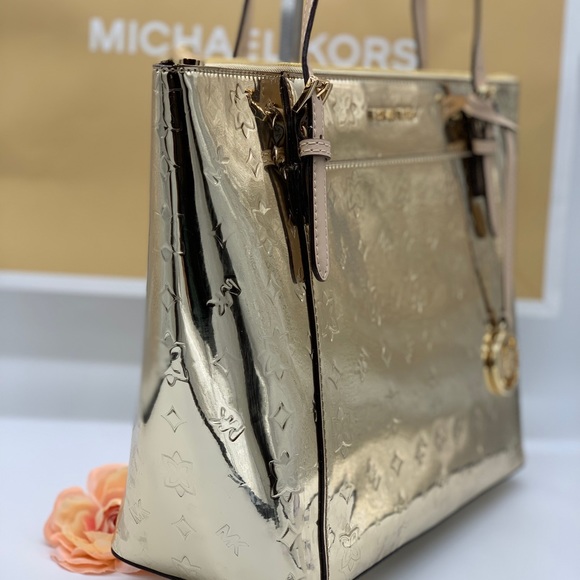 MICHAEL KORS CIARA LG TZ TOTE PALE GOLD 35H9GC6T3Z - Picture 15 of 16